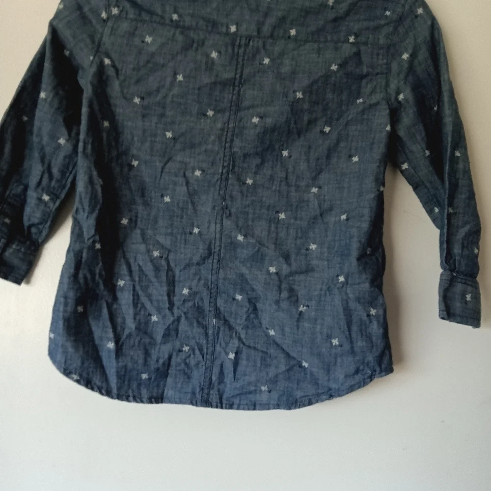 Old Navy Denim Snowflake shirt